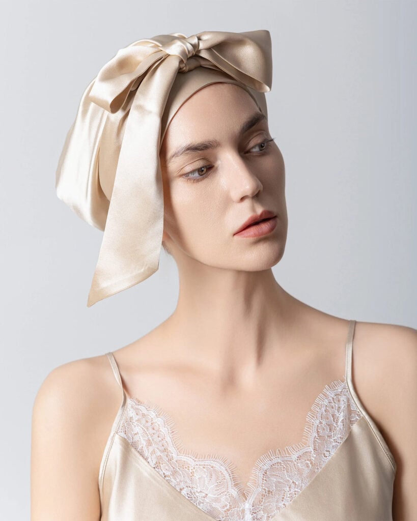Silk Hair Bonnet for Sleeping, DAISYSILK